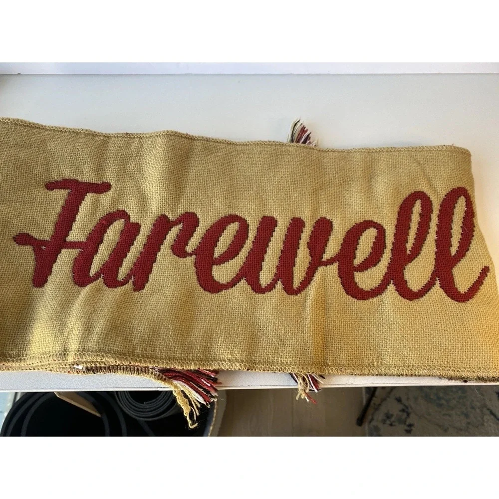 San Francisco 49ers Farewell Candlestick Park Commemorative Scarf 1971-2013‎ SGA